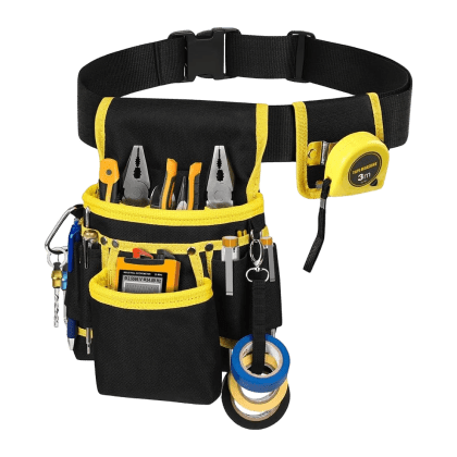 Tool Belt, UUP Magnetic Tool Pouch with 26 Pockets, Heavy Duty Tool Belts for Men,Utility