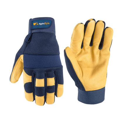 Wells Lamont Men's Leather Palm Work Gloves | Heavy Duty, Form Fitting for Improved